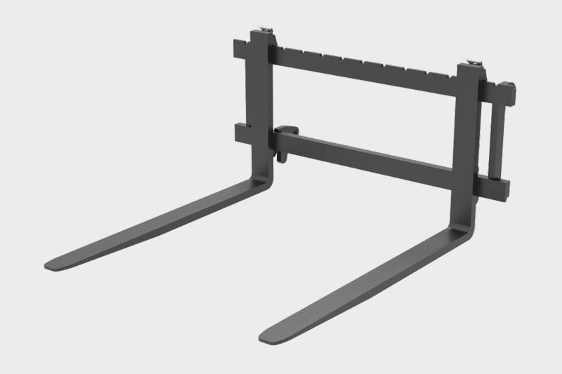Palettengabel C 800 kg, Euroaufnahme, Breite 1154 mm (Zinkenpaar L= 800 mm)