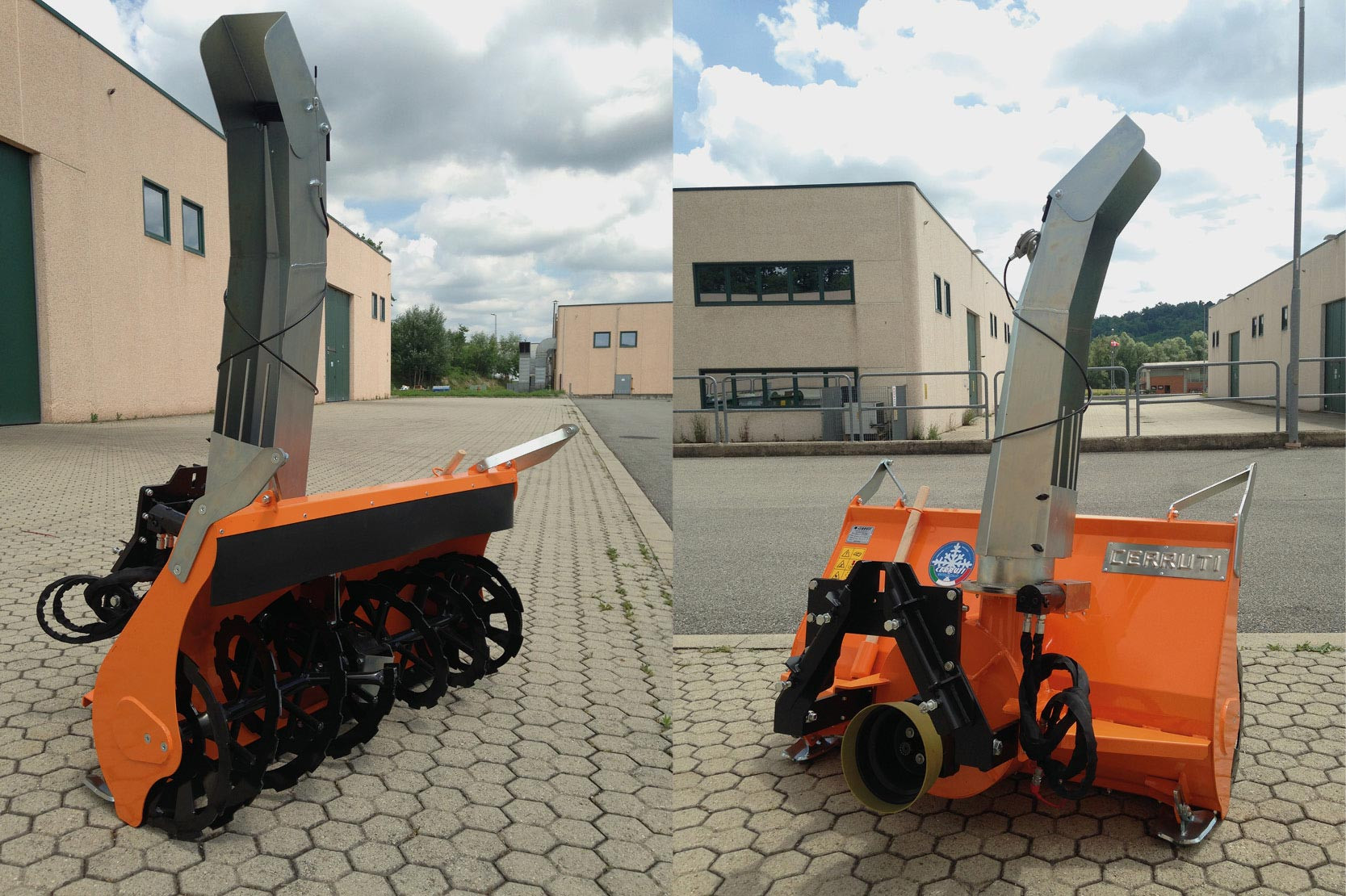 Cerruti Schneefräsen L1300 - Kamin: --- - Kunststoffwalzen: ---